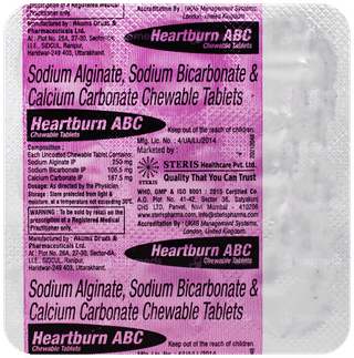 Heartburn Abc Chewable Tablet 9
